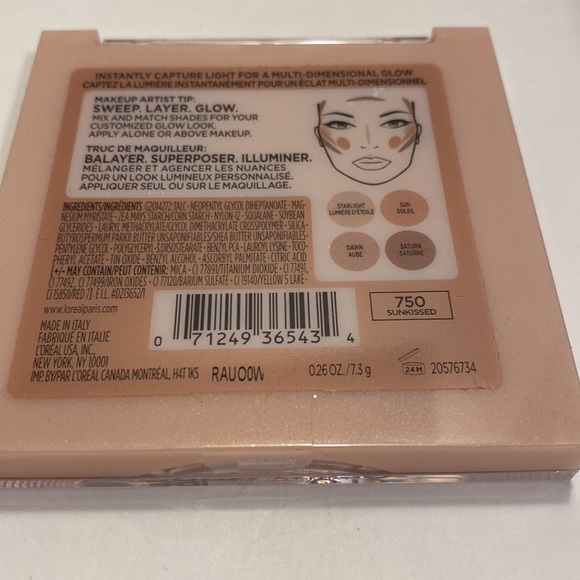 COPY - NEW L’Oréal limo glow nude highlighter kit - Picture 2 of 3